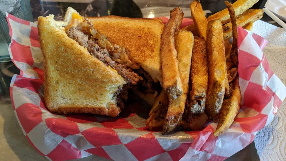 Bacon Cheeseburger Patty Melt