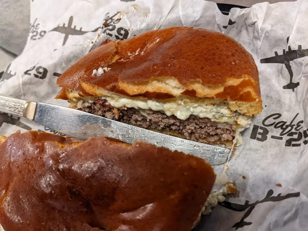 Black and Bleu Burger