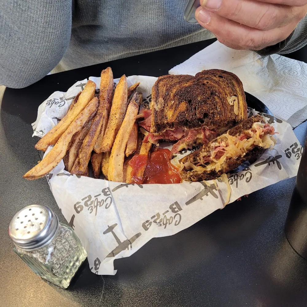 Ruben Sandwich and Fries